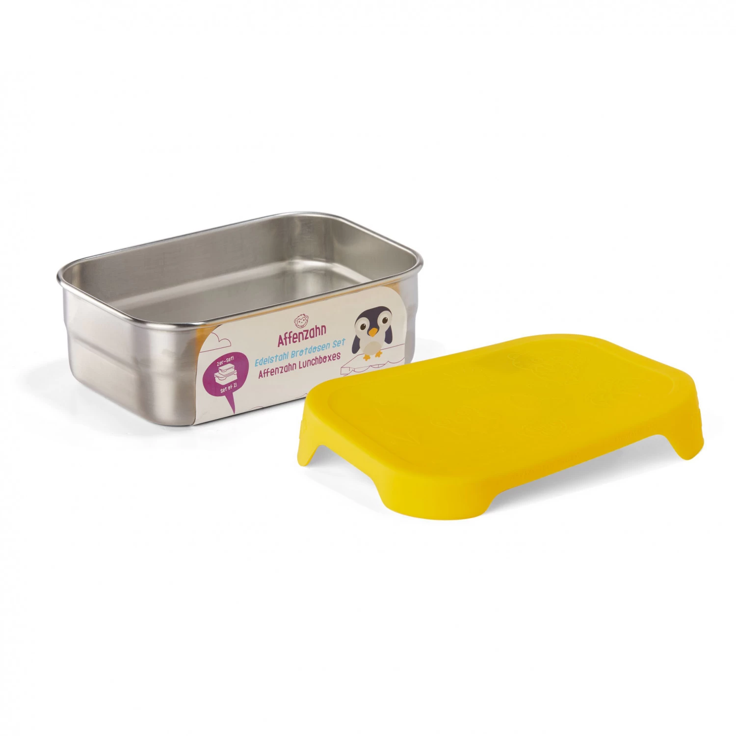 Affenzahn Lunchbox Set Tiger - Food Storage 7 Affenzahn Lunchbox Set Tiger - Food Storage - Image 5