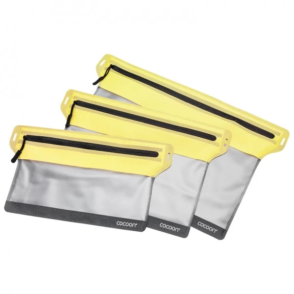 Cocoon Zippered Flat Document Bags - Valuables Pouch 3 Cocoon Zippered Flat Document Bags - Valuables Pouch
