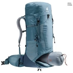 Deuter Aircontact Lite 40 + 10 - Walking Backpack -Camping Discount Store deuter aircontact lite 40 10 walking backpack bf detail 11