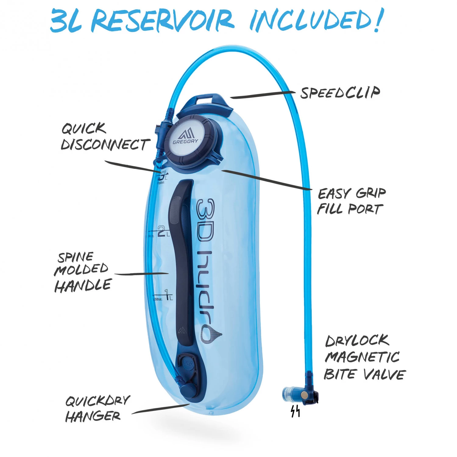Gregory Salvo 16 H2O - Walking Backpack 4 Gregory Salvo 16 H2O - Walking Backpack - Image 2