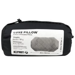 Klymit Luxe Pillow - Pillow -Camping Discount Store klymit luxe pillow pillow detail 6