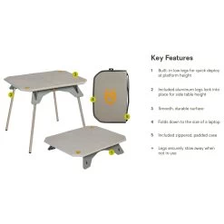 Nemo Moonlander Table - Camping Table -Camping Discount Store nemo moonlander table camping table detail 3