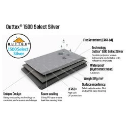 Outwell Event Lounge XL Side Wall 2-Pack - Tent Extension -Camping Discount Store outwell event lounge xl side wall 2 pack tent extension detail 5