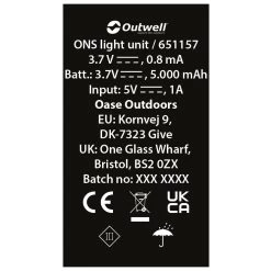 Outwell ONS Light Unit Set - LED Light -Camping Discount Store outwell ons light unit set led light detail 6
