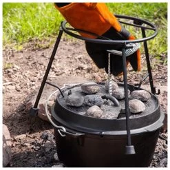 Petromax Fire Pot Lid Holder 9 Petromax Fire Pot Lid Holder -Camping Discount Store petromax fire pot lid holder detail 4