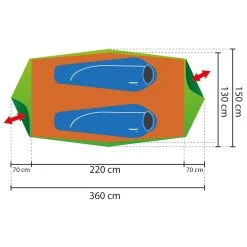 Femund - 2-person Tent 7 Femund - 2-person Tent -Camping Discount Store rejka femund 2 person tent detail 3