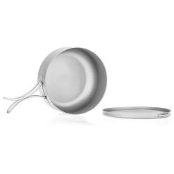 Robens Ori Titanium Pot With Plate Lid - Pot -Camping Discount Store robens ori titanium pot with plate lid pot detail 4