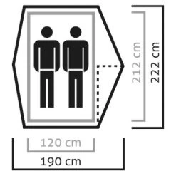 SALEWA Micra II - 2-person Tent 8 SALEWA Micra II - 2-person Tent -Camping Discount Store salewa micra ii 2 person tent bf detail 3