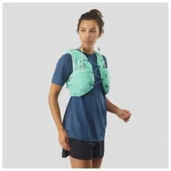 Salomon Women's ADV Skin 5 Set - Trail Running Backpack -Camping Discount Store salomon womens adv skin 5 set trail running backpack detail 4