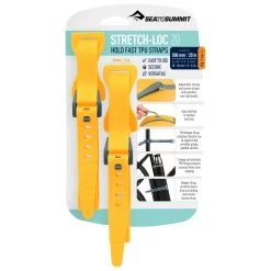 Sea To Summit Stretch-Loc 20 2-Pack - Lashing Strap -Camping Discount Store sea to summit stretch loc 20 2 pack lashing strap detail 2