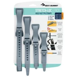 Sea To Summit Stretch-Loc Set 4-Pack - Lashing Strap -Camping Discount Store sea to summit stretch loc set 4 pack lashing strap detail 2