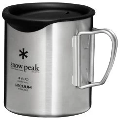 Snow Peak Double Mug 450 Silicone Lid - Lid -Camping Discount Store snow peak double mug 450 silicone lid lid detail 3