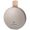 Snow Peak Round Flask Titanium - Flask -Camping Discount Store snow peak round flask titanium flask