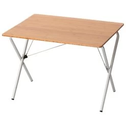 Snow Peak Single Action Table Bamboo Top - Camping Table