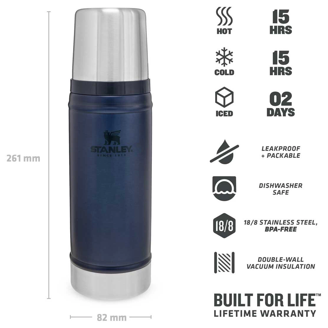 Stanley Classic Vakuum-Flasche - Insulated Bottle 6 Stanley Classic Vakuum-Flasche - Insulated Bottle - Image 4