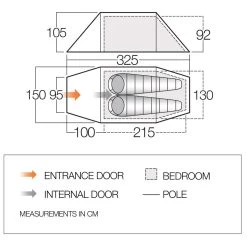 Vango Scafell 200 - 2-person Tent -Camping Discount Store vango scafell 200 2 person tent detail 2